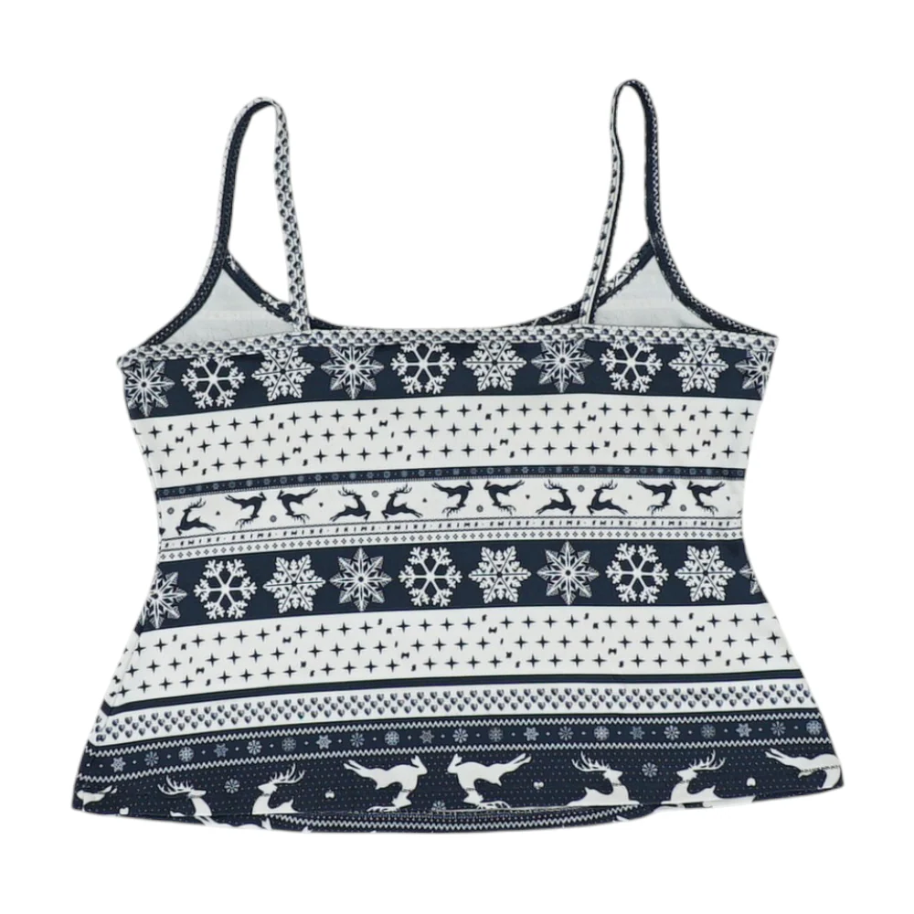 Navy Plus Print Pajama Top - Image 2