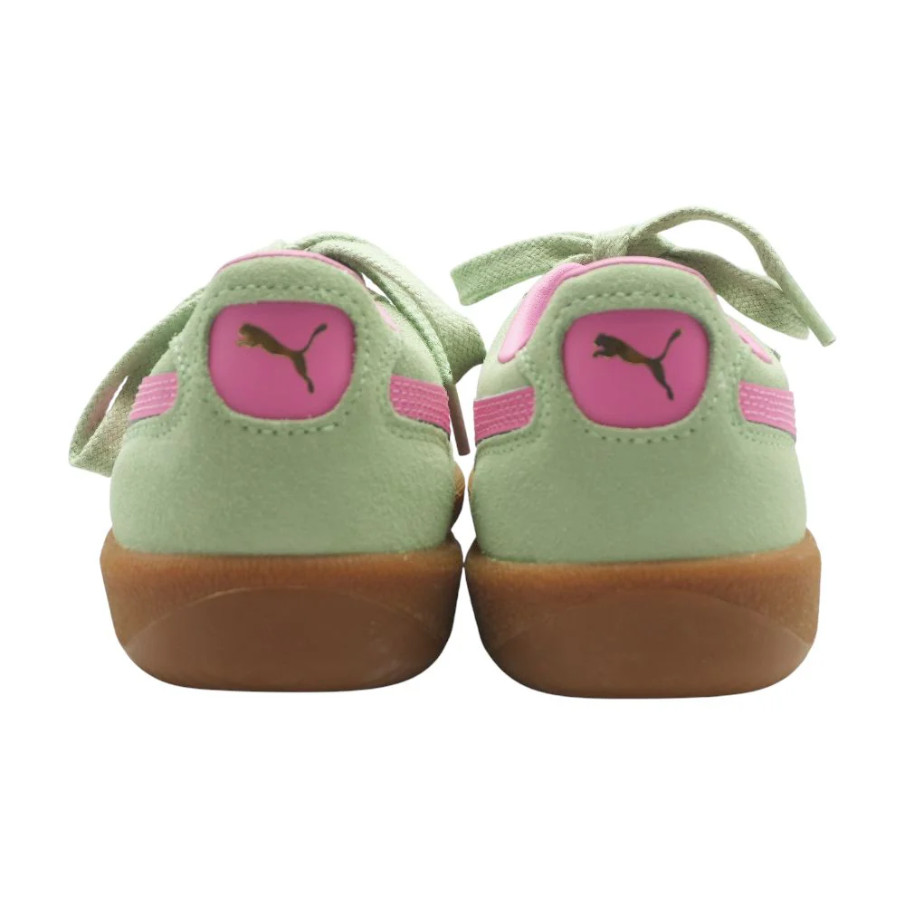 Palermo Green Leather Athletic Shoes - Image 2
