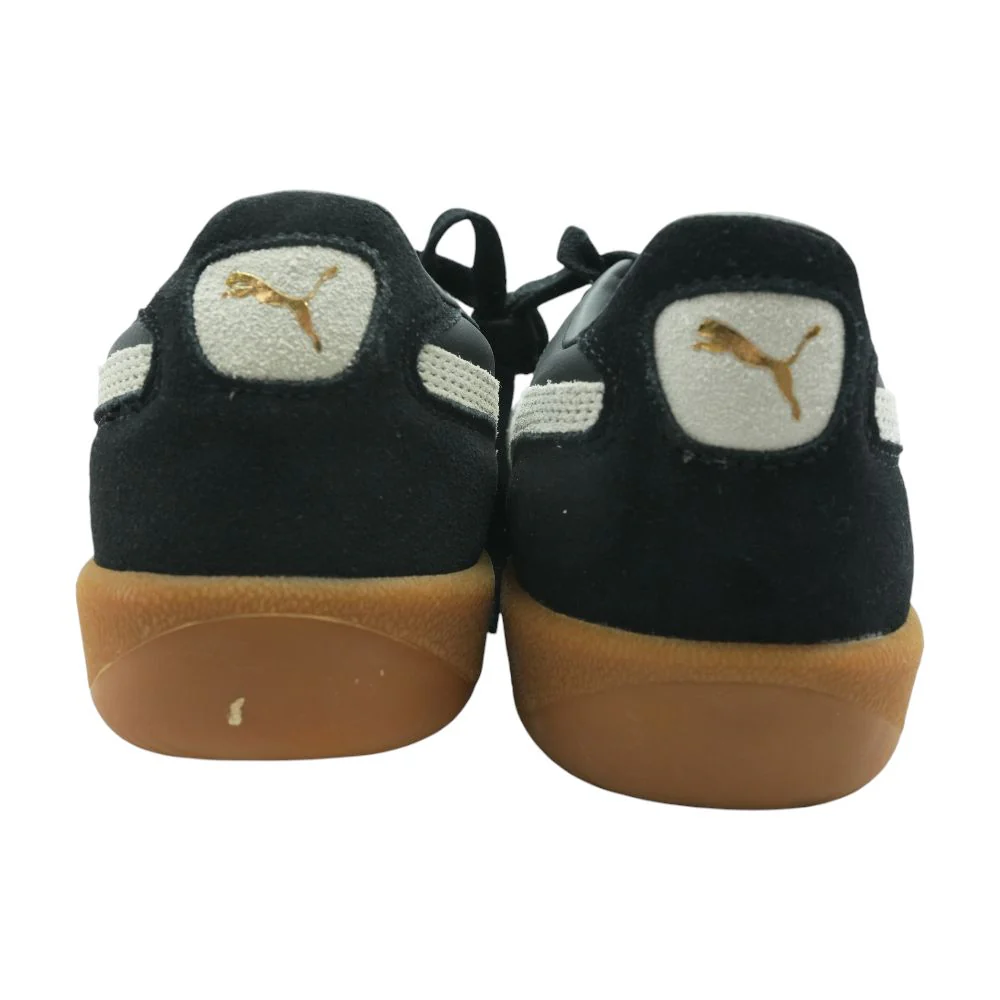 Palermo Leather Black Low Top Athletic Shoes - Image 2