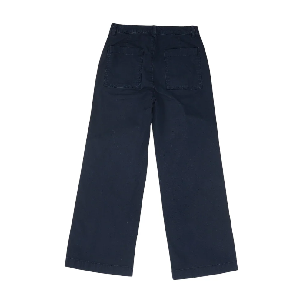 Navy Wide Leg Pants - Image 2