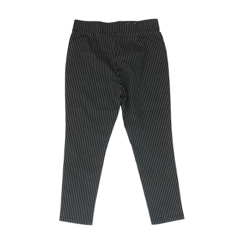 Black Striped Regular Pants - Image 2
