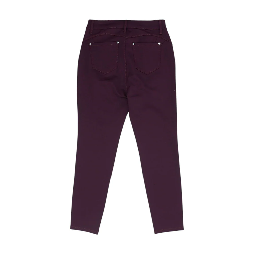 Maroon Slim Pants - Image 2