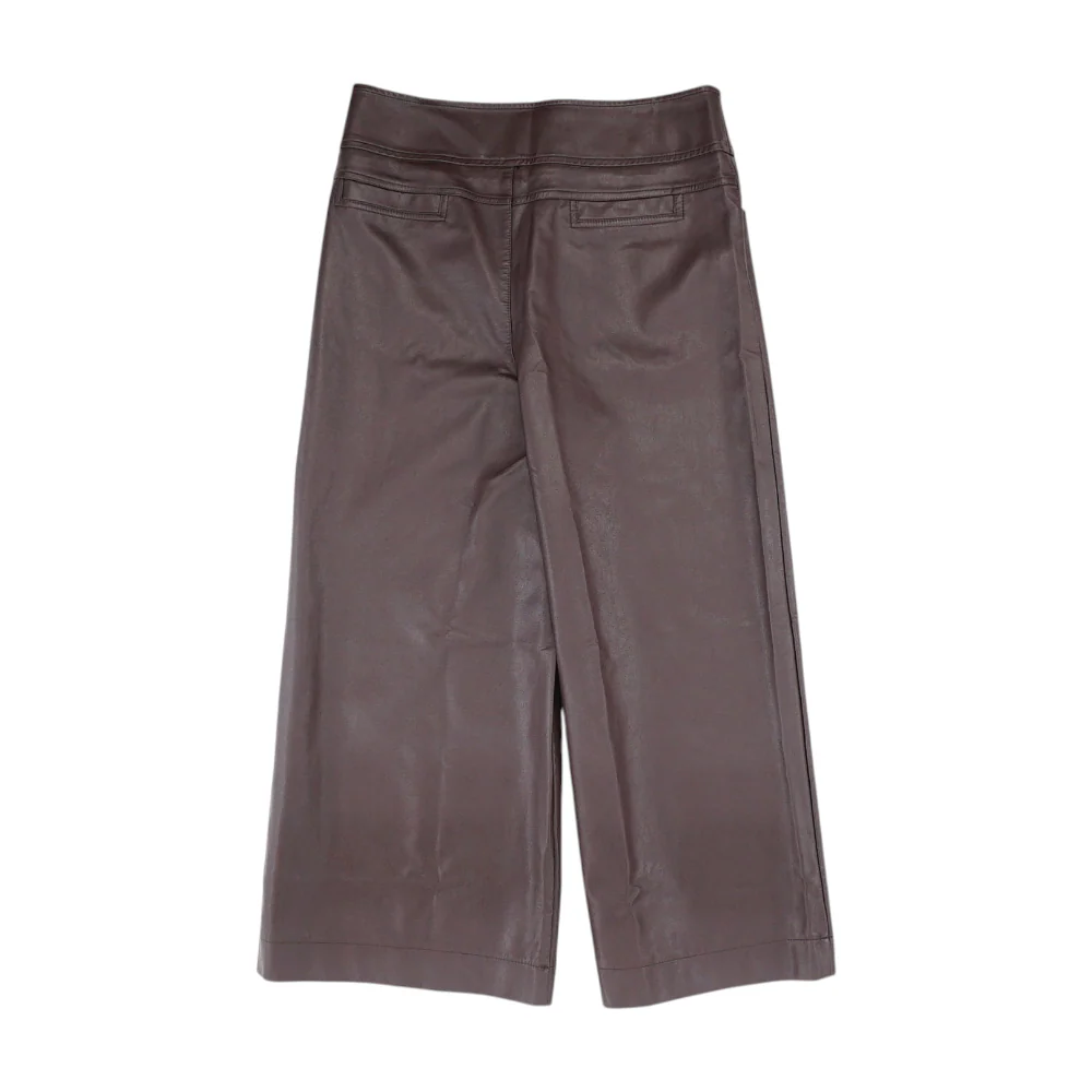 Brown Wide Leg Pants - Image 2