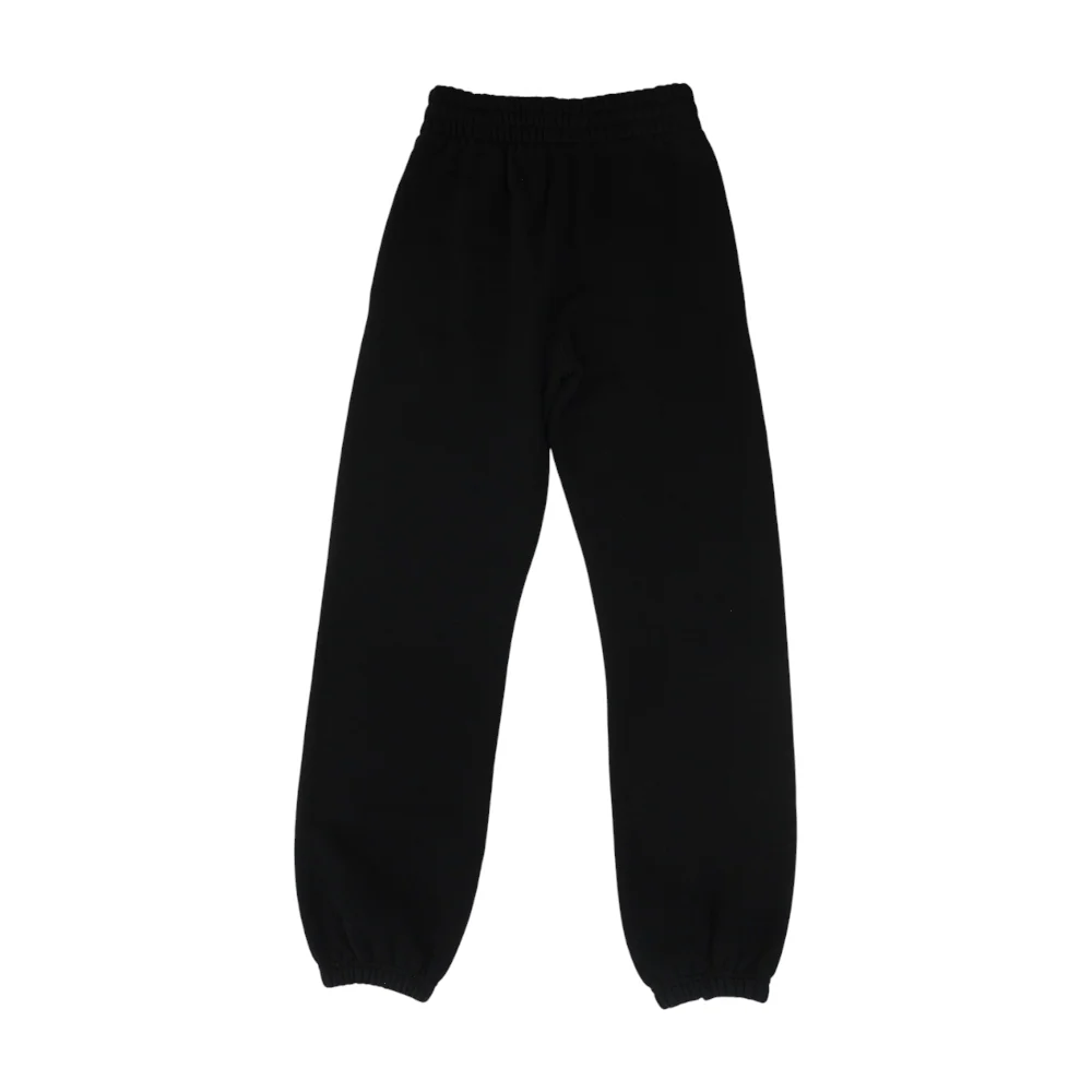 Black Flock 'OW' Cuff Sweatpant - Image 2
