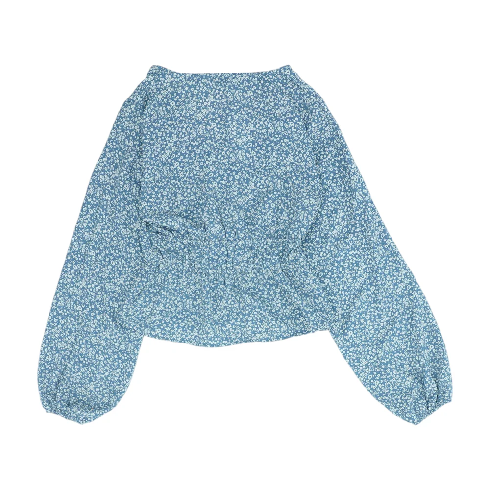Blue Floral Blouse - Image 2