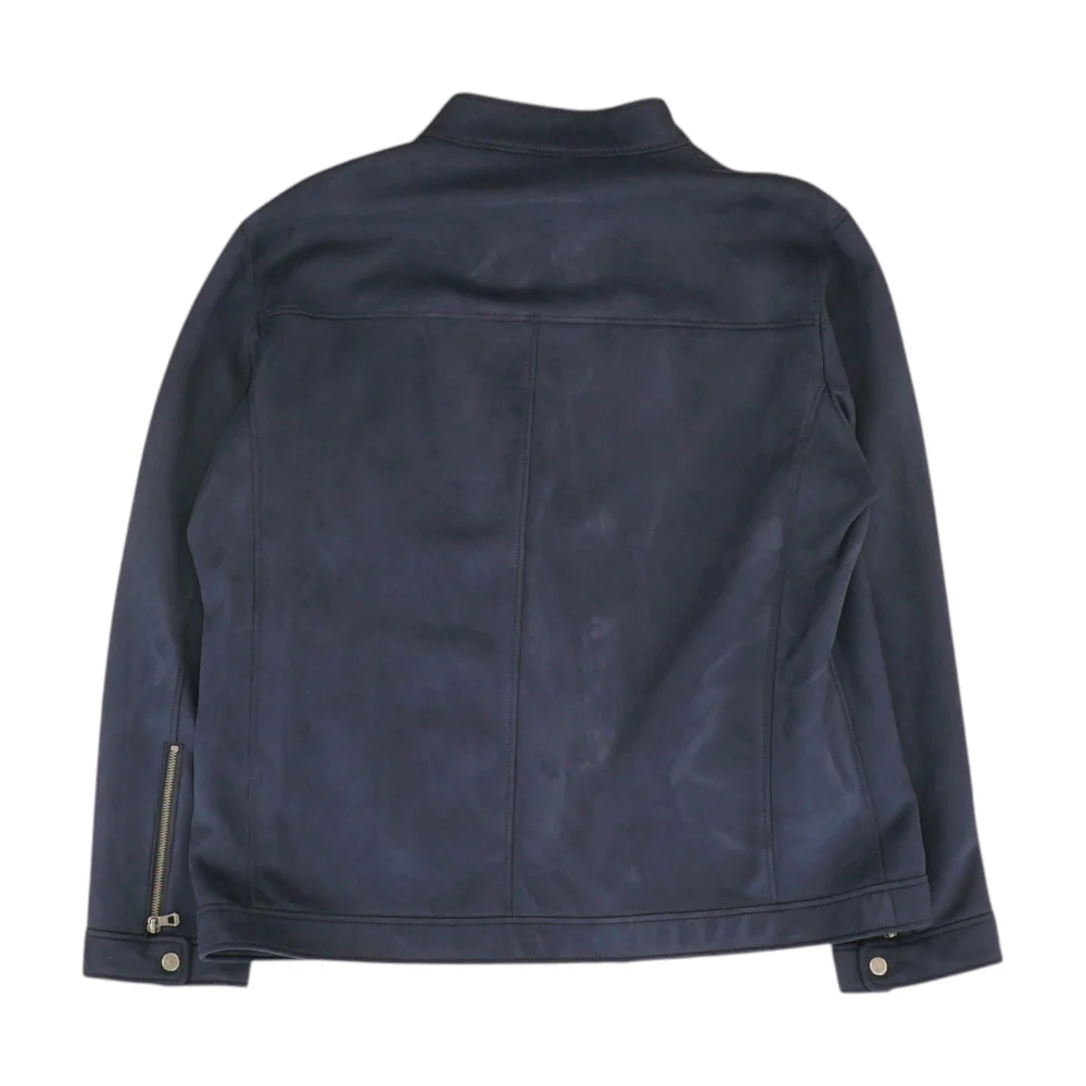 Navy Solid Jacket - Image 2