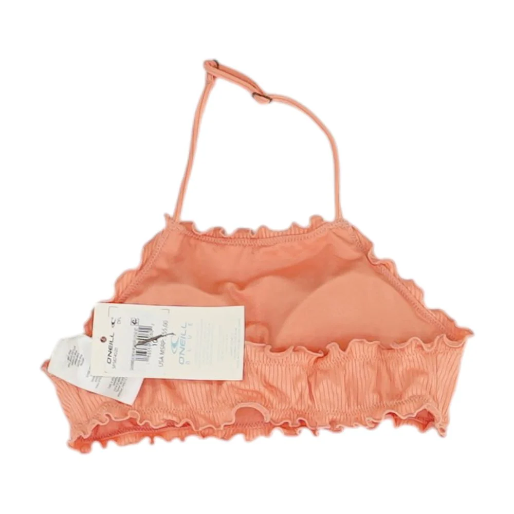 Peach Solid Swim Top - Image 2