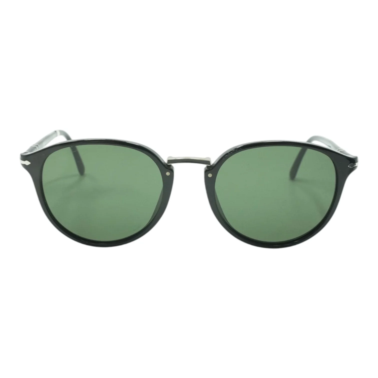Black Typewriter Evolution Round Sunglasses - Image 2