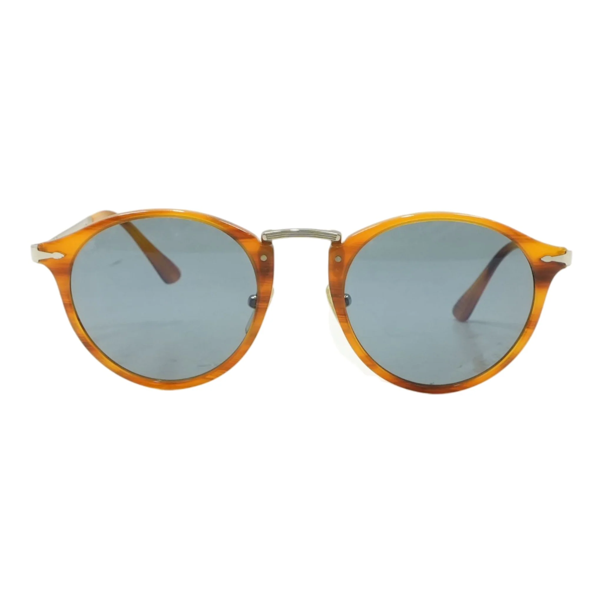 Brown Calligrapher Round Sunglasses - Image 2