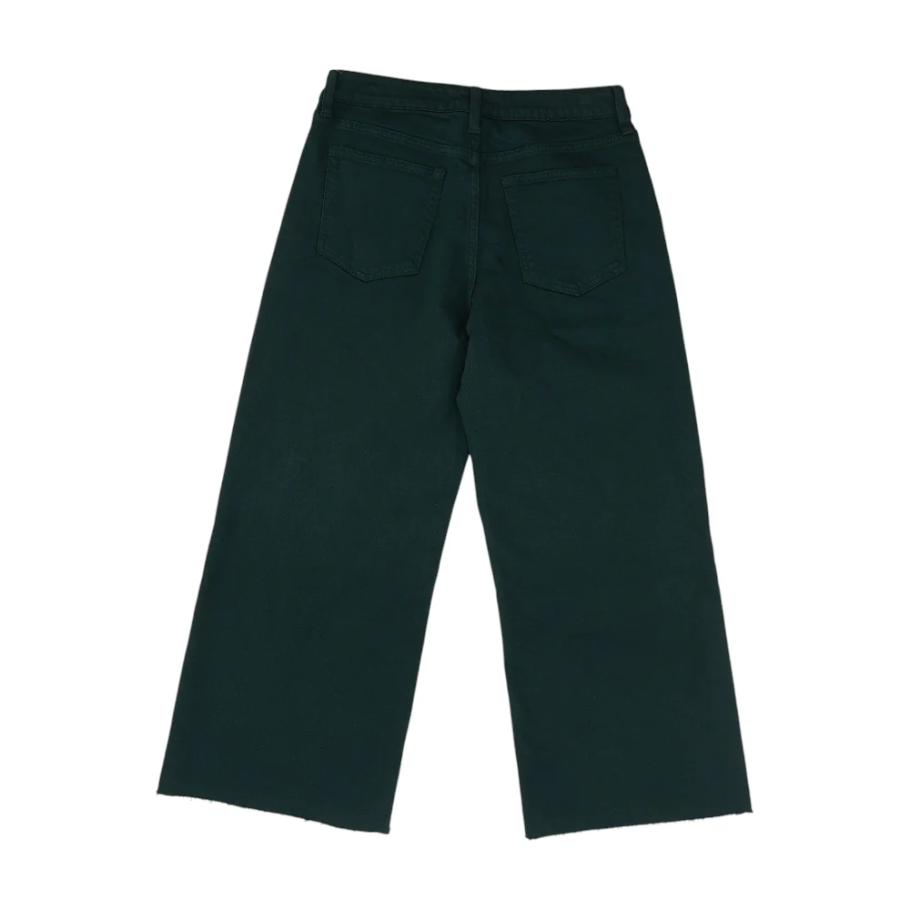 Green Petite Wide Leg Jeans - Image 2