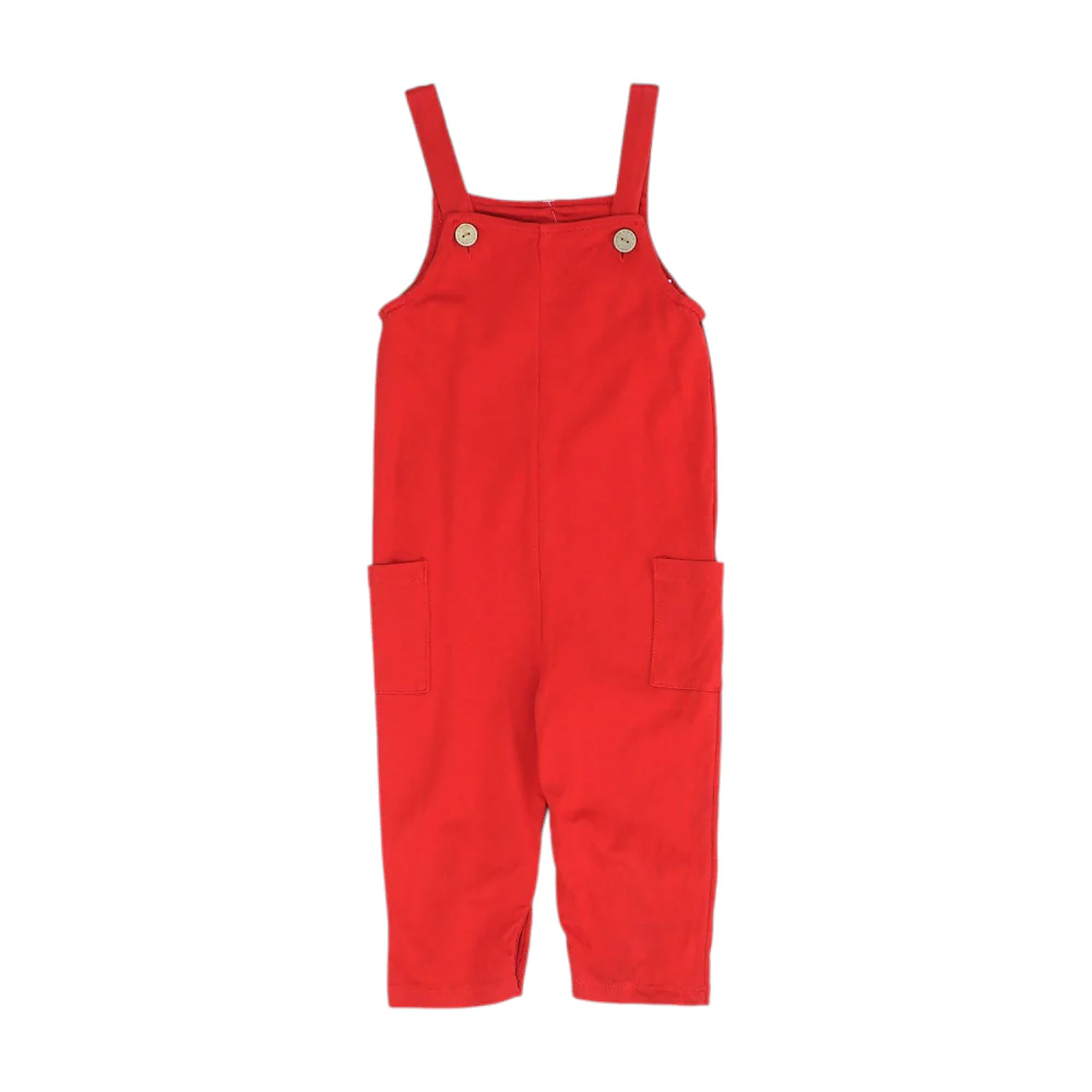 Red Sleeveless One-Piece