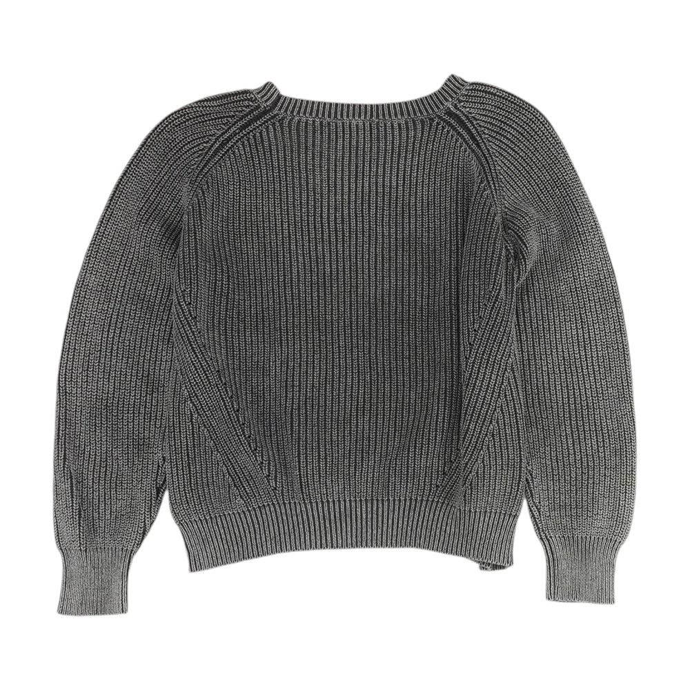 Gray Striped Pullover - Image 2