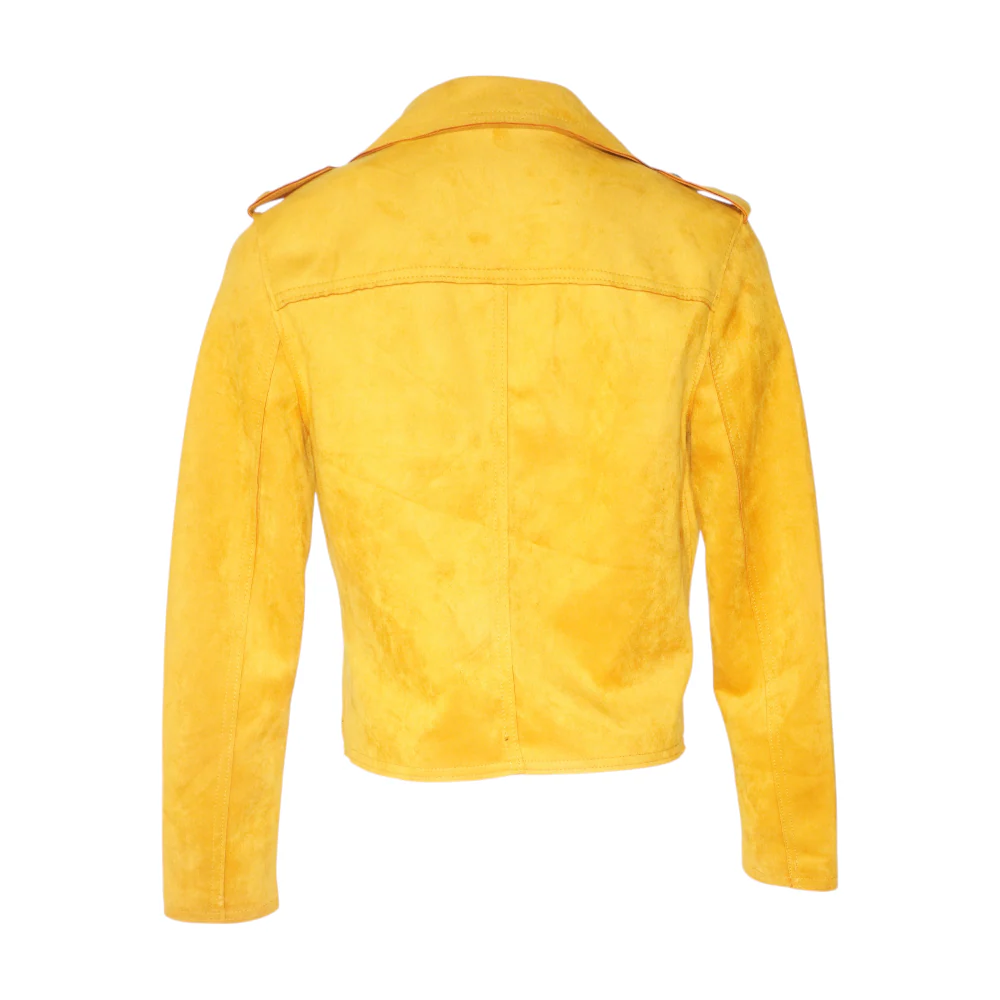 Yellow Solid Jacket - Image 2