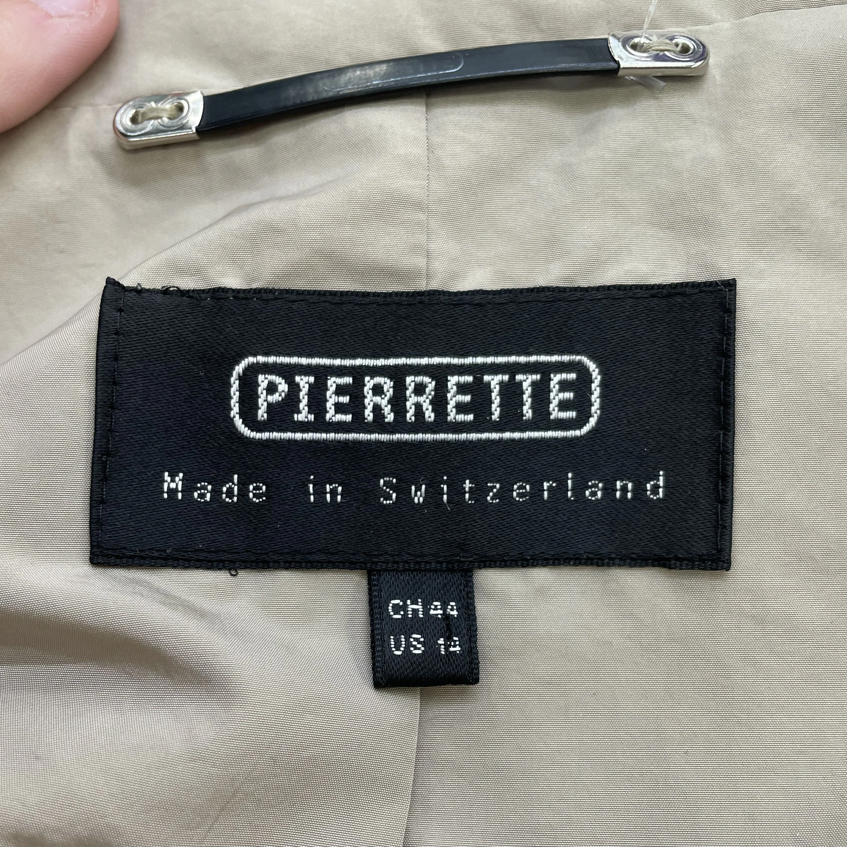 Khaki Solid Coat - Image 3