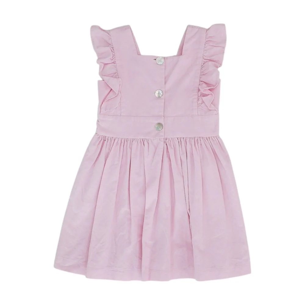 Pink Embroidery Detail Dress - Image 2