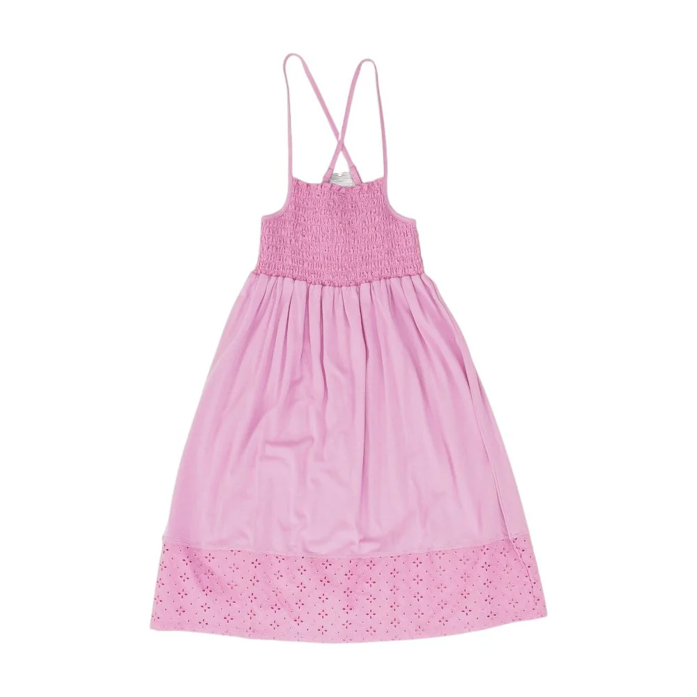 Pink Eyelet Dress
