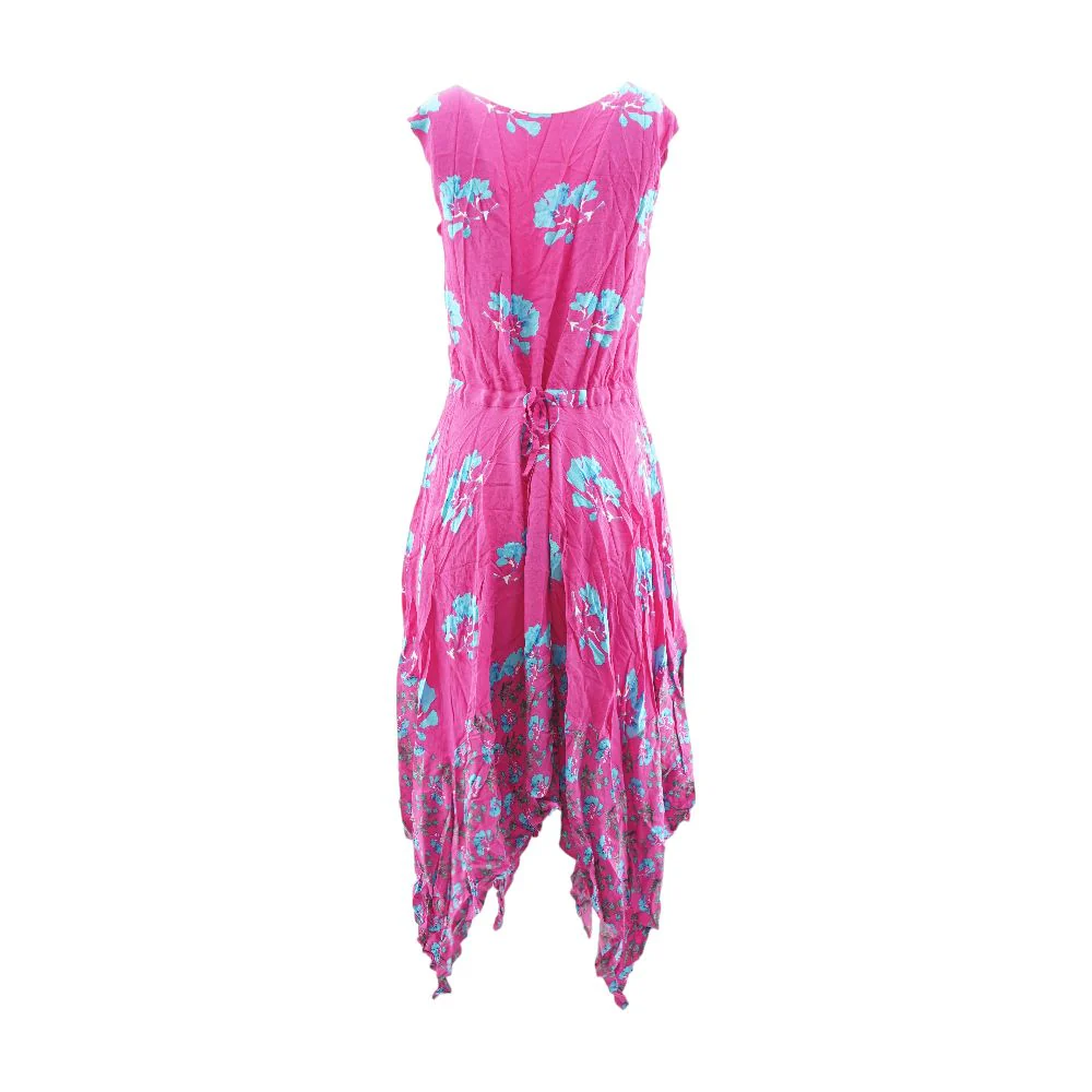Pink Floral Midi Dress - Image 2