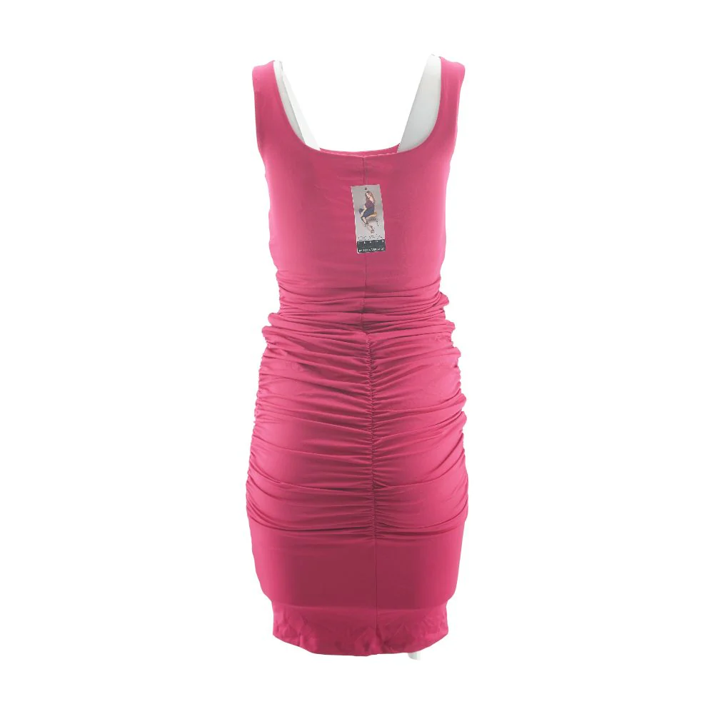 Pink Formal Midi Dress - Image 2