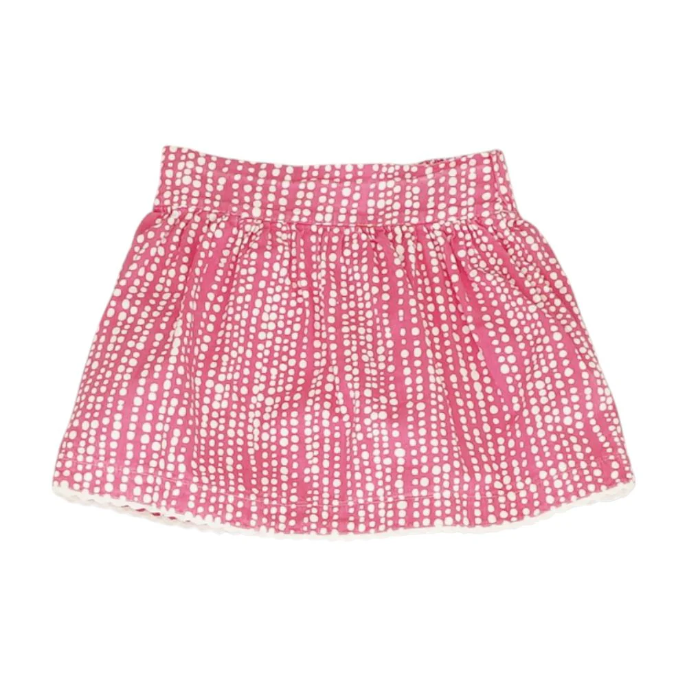 Pink Graphic Midi Skirt