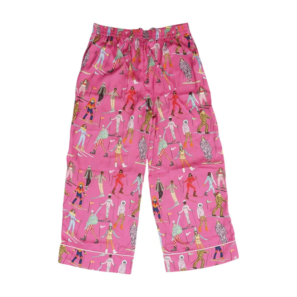 Pink Graphic Pajama Bottom - Image 2