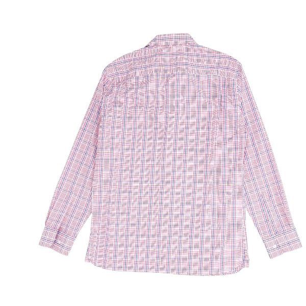 Pink Plaid Long Sleeve Button Down - Image 2