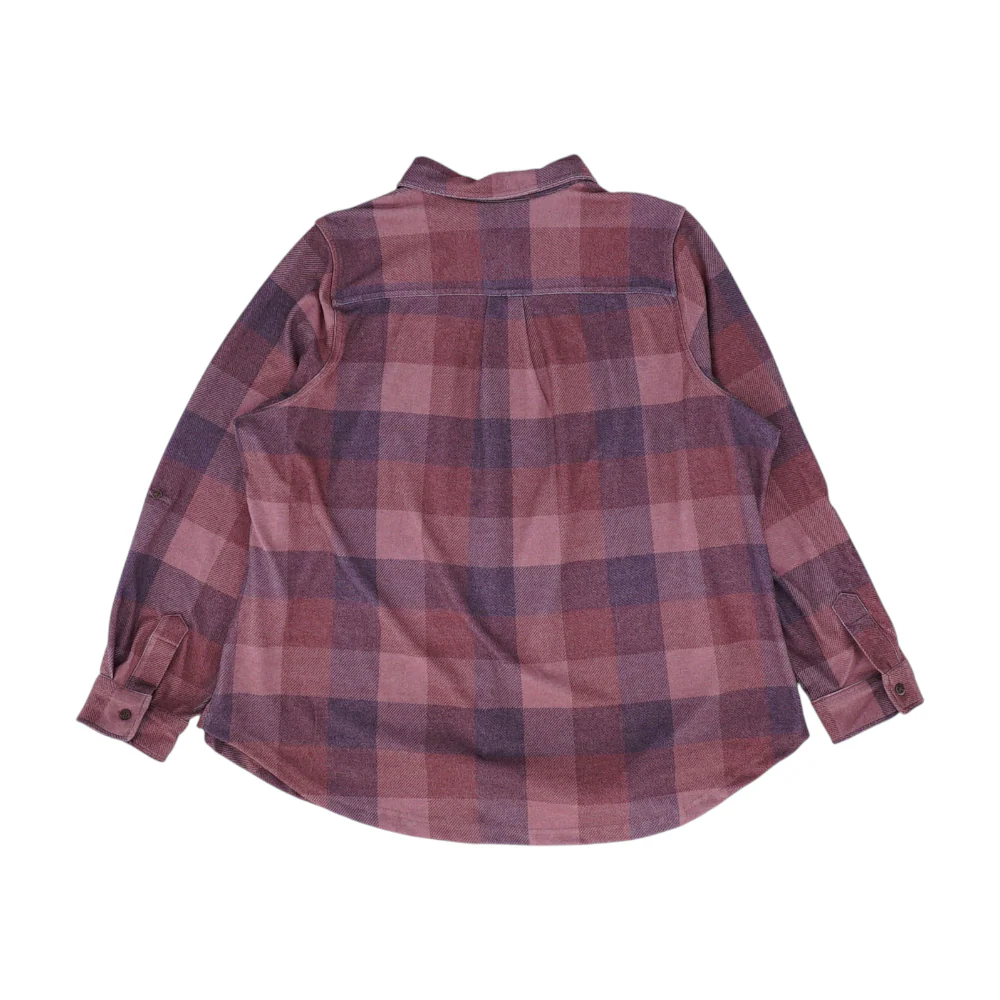 Pink Plus Check Flannel Button Down - Image 2