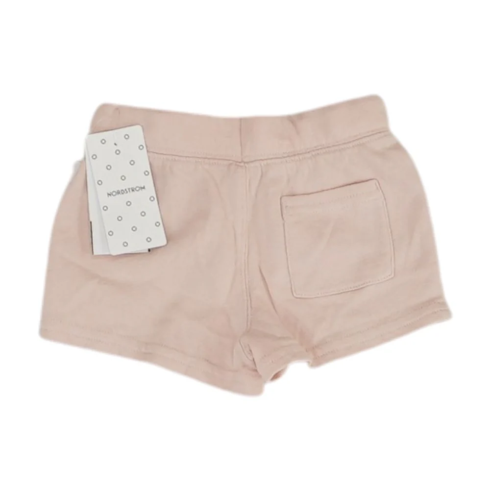 Pink Solid Active Shorts - Image 2