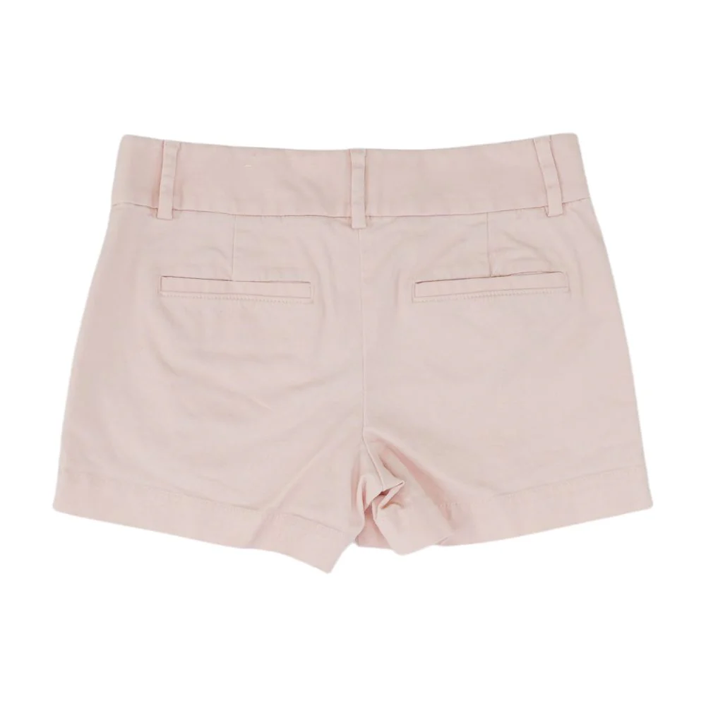 Pink Solid Chino Shorts - Image 2