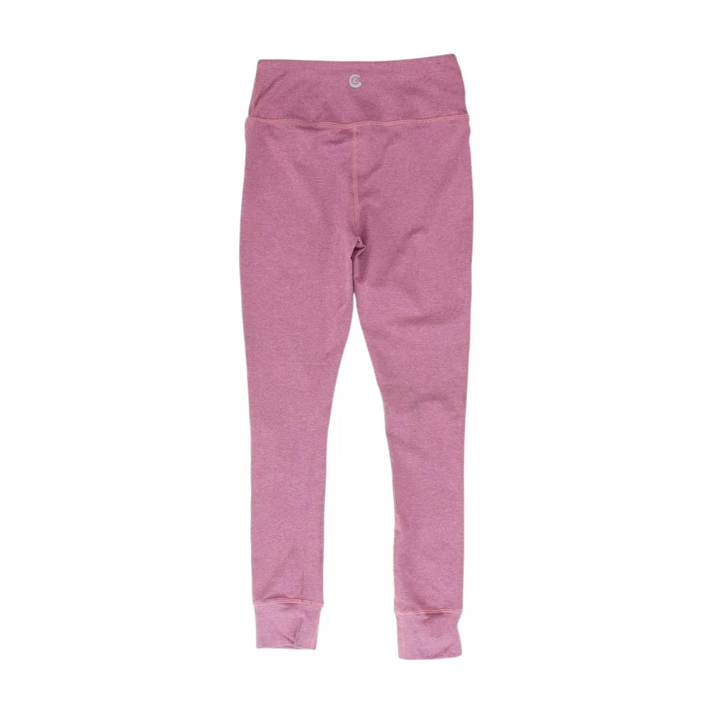Pink Solid Leggings - Image 2