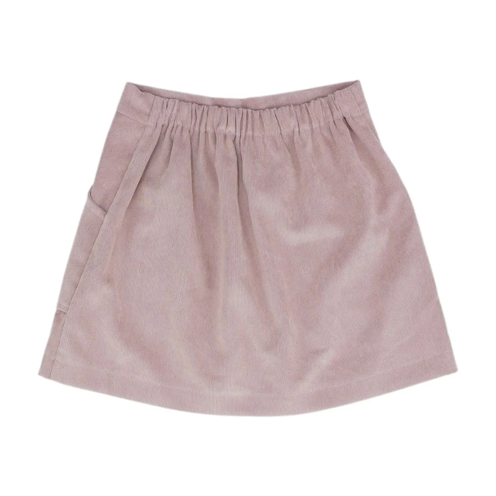 Pink Solid Mini Skirt - Image 2