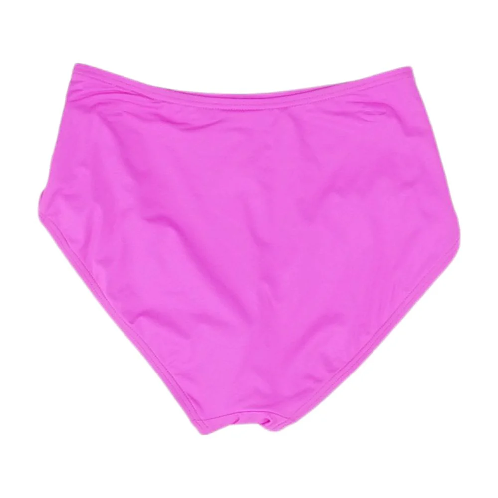 Pink Solid Swim Bottom - Image 2