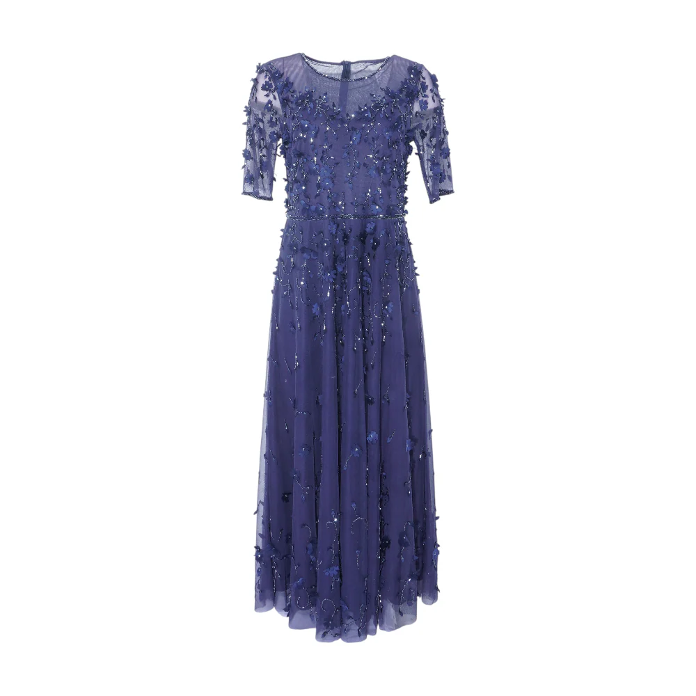 Navy Floral Maxi Dress