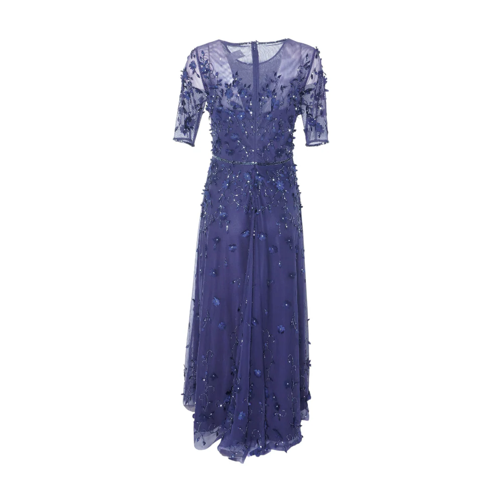 Navy Floral Maxi Dress - Image 2