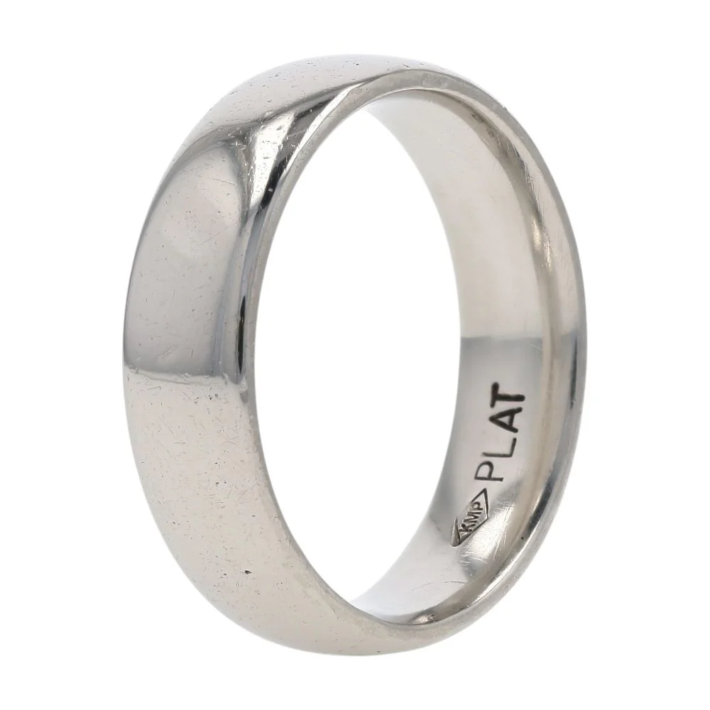 Platinum Plain Band - Image 3