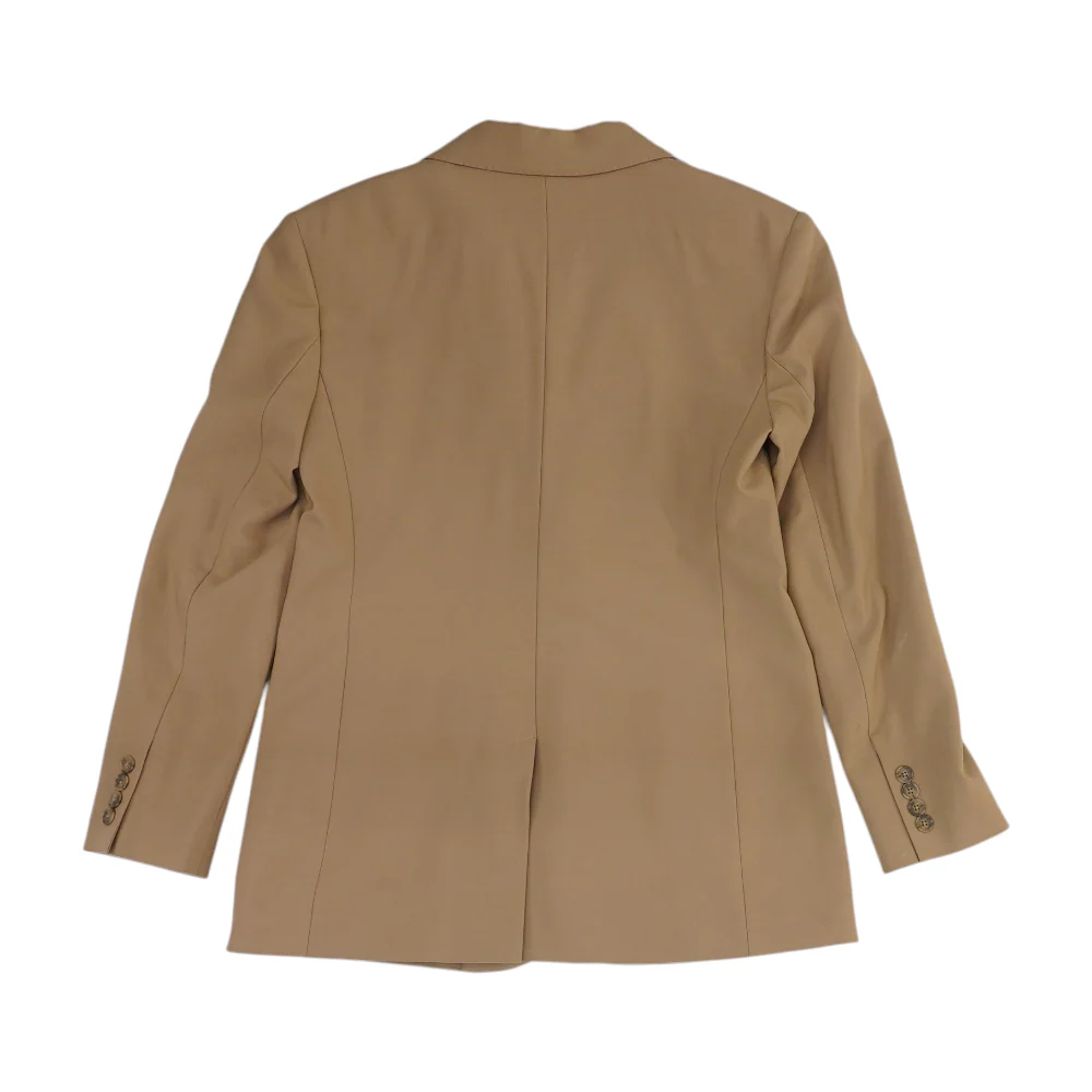 Brown Solid Blazer - Image 2