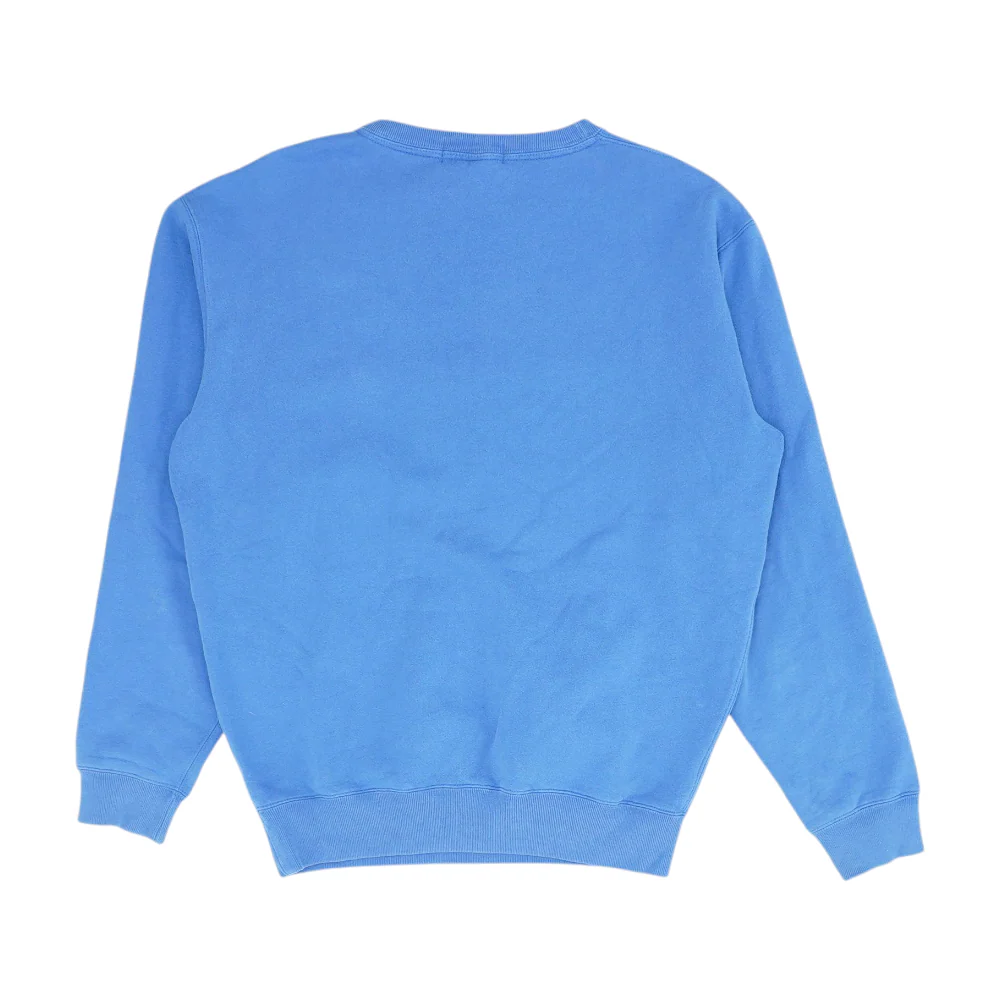 Blue Solid Sweatshirt Pullover - Image 2