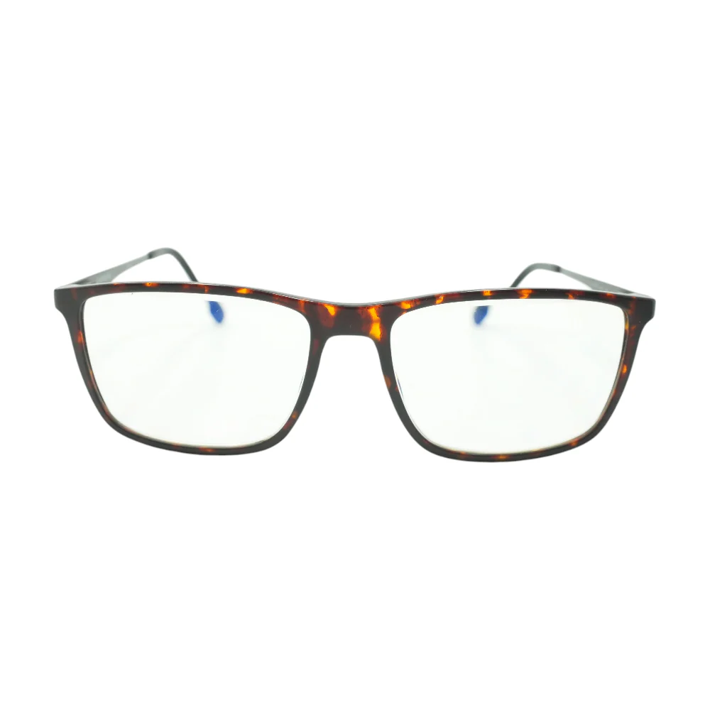 Tortoise Rectangle Prescription Eyewear - Image 2