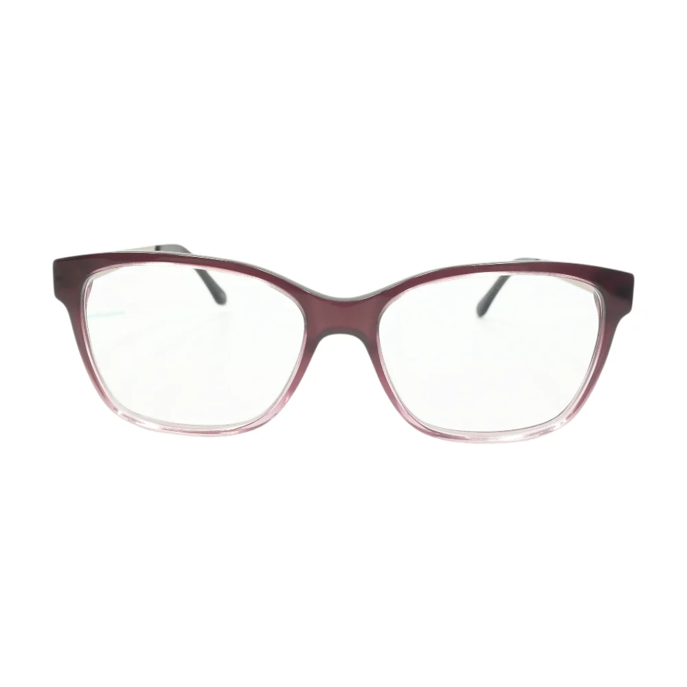 Purple Merlot Gradie Rectangle Prescription Eyewear - Image 2