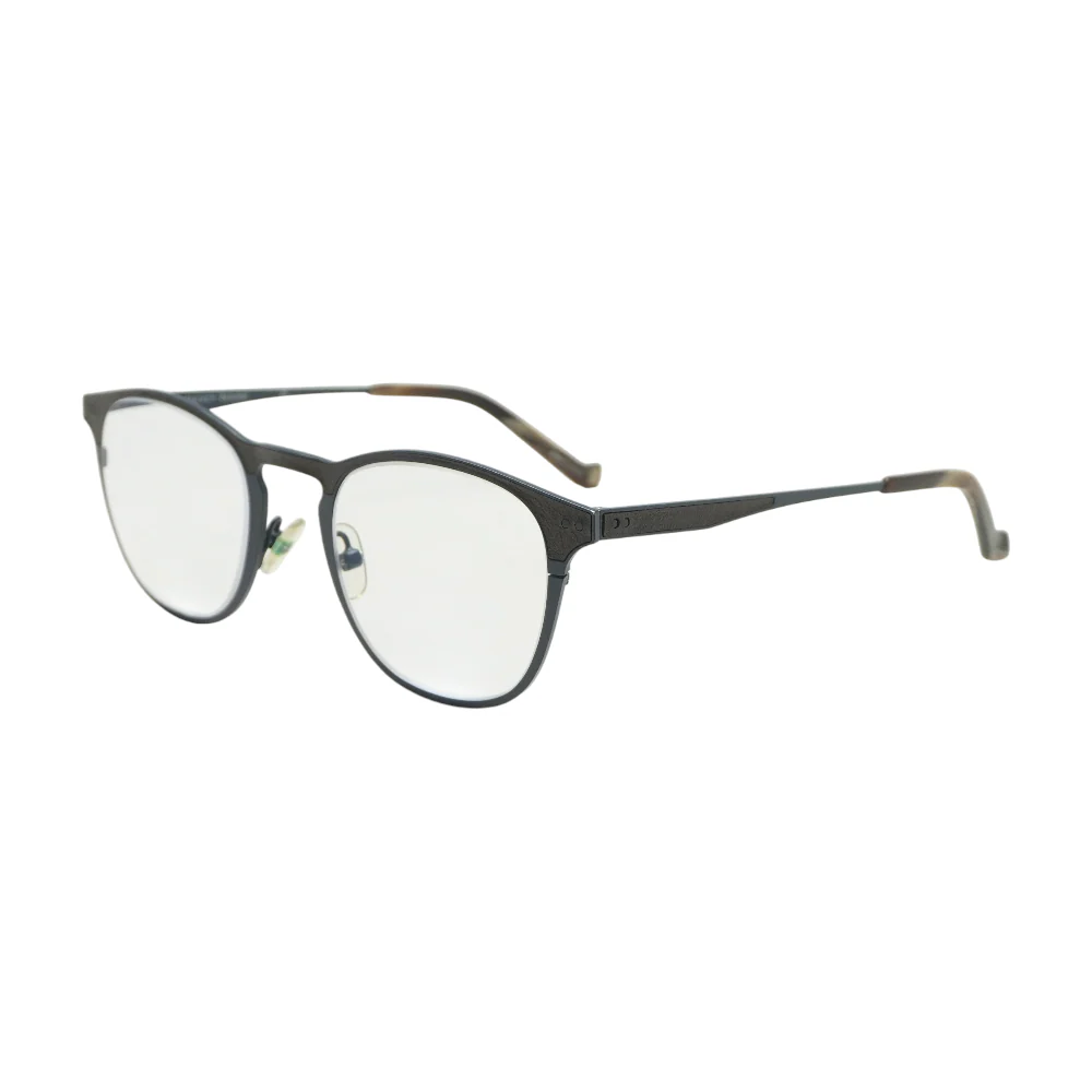 Brown HEB179 Round Prescription Eyewear