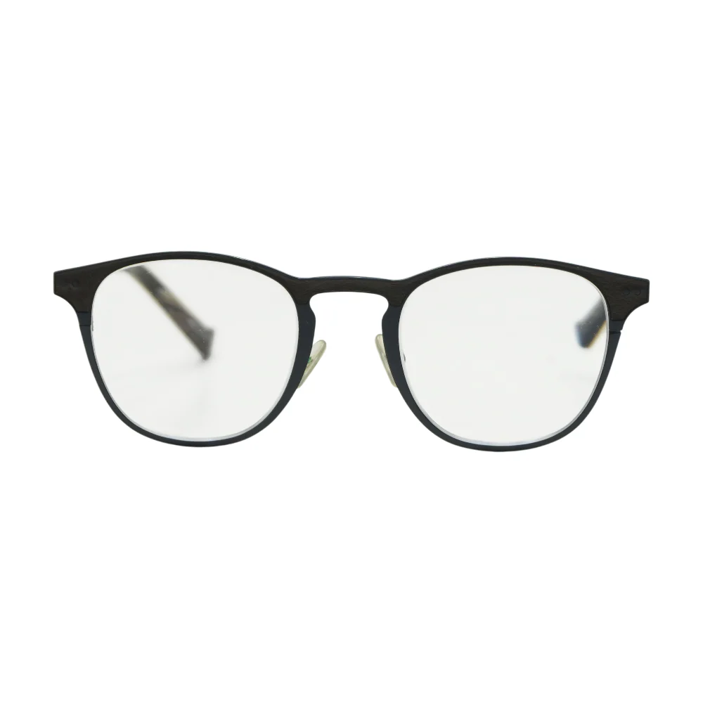 Brown HEB179 Round Prescription Eyewear - Image 2