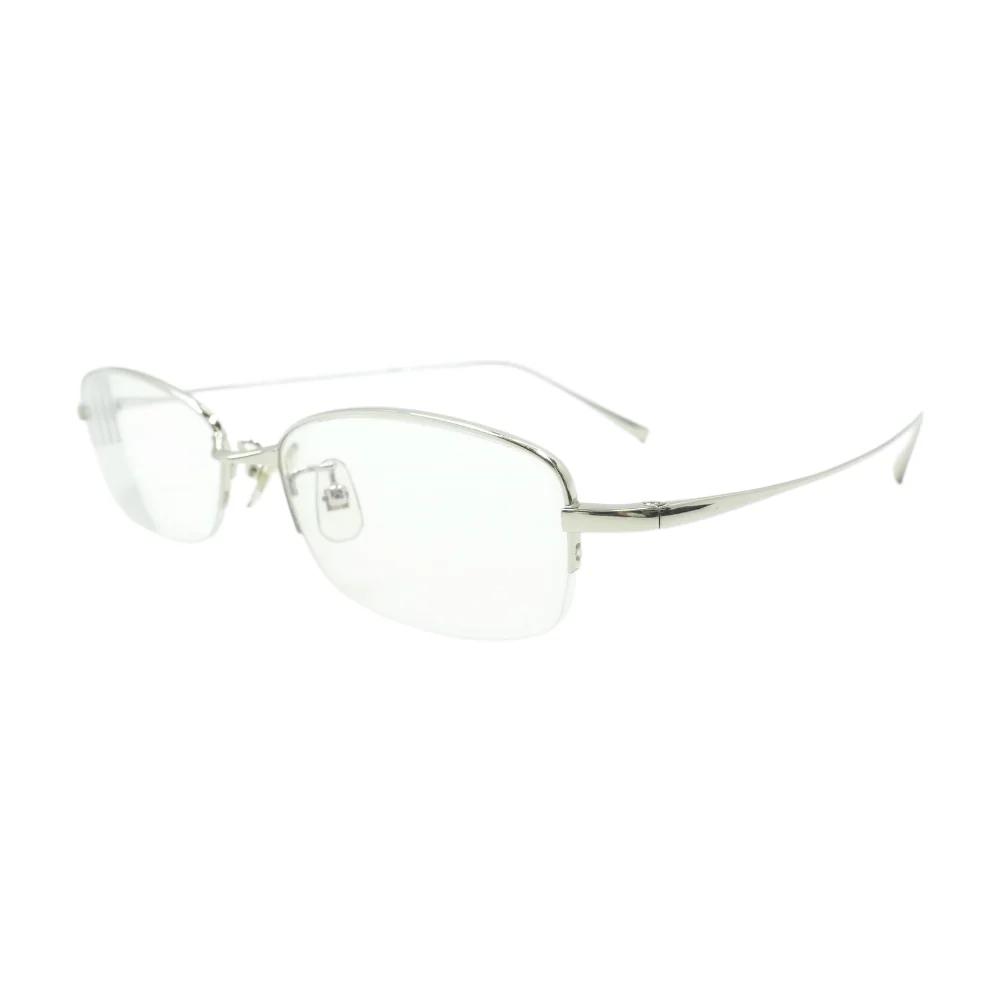 Silver Rectangle Prescription Eyewear