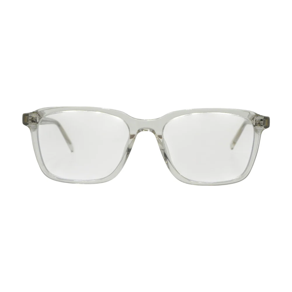 Clear Rectangle Prescription Eyewear - Image 2