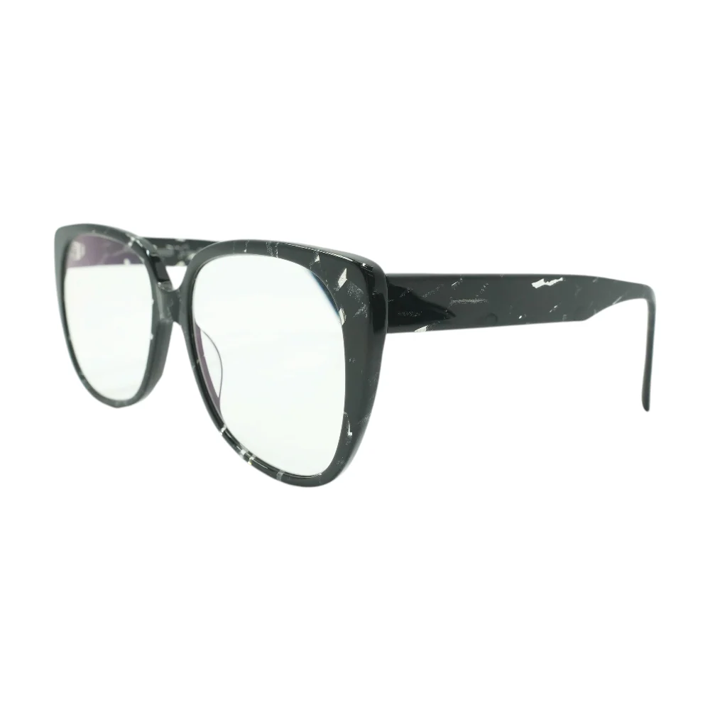Black Xenia Oversized Prescription Eyewear