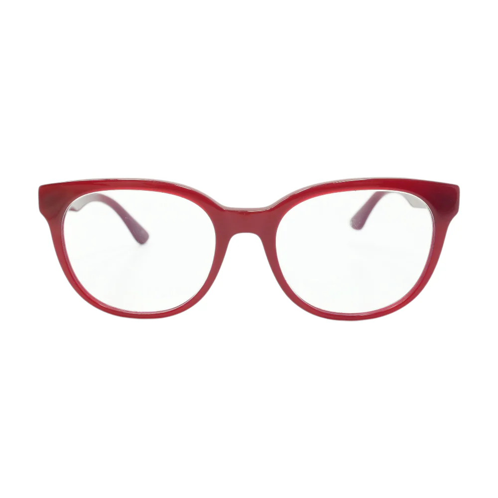 Red Round Prescription Eyewear - Image 2