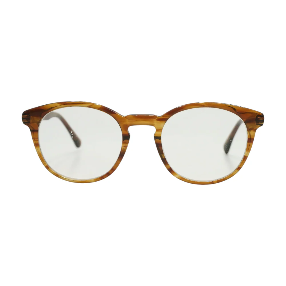 Brown 6564 Round Prescription Eyewear - Image 2