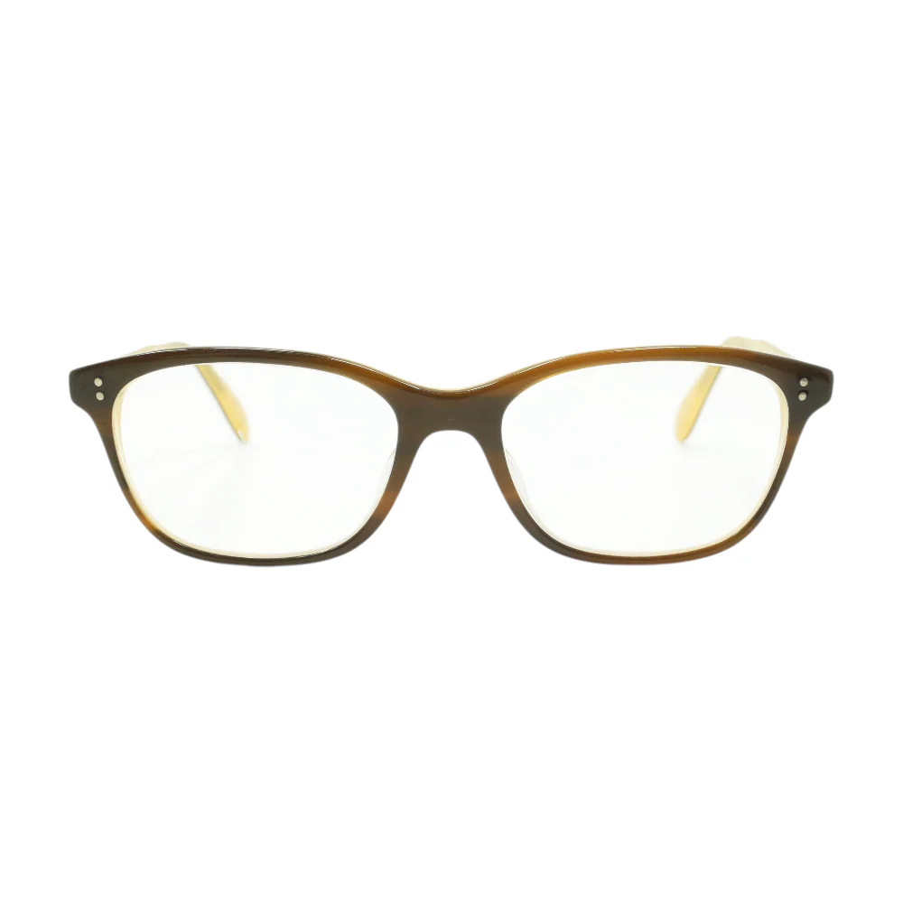Brown Ashton Rectangle Prescription Eyewear - Image 2