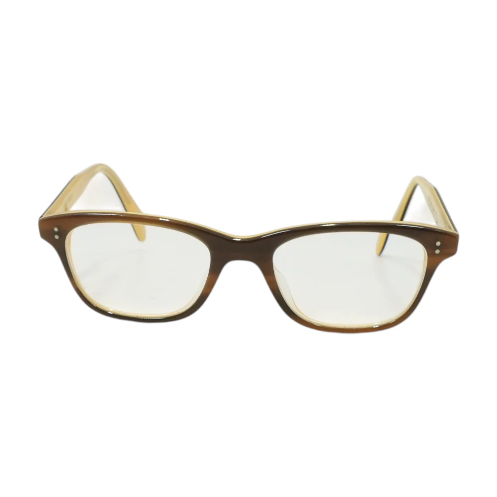Brown Ashton Rectangle Prescription Eyewear - Image 2