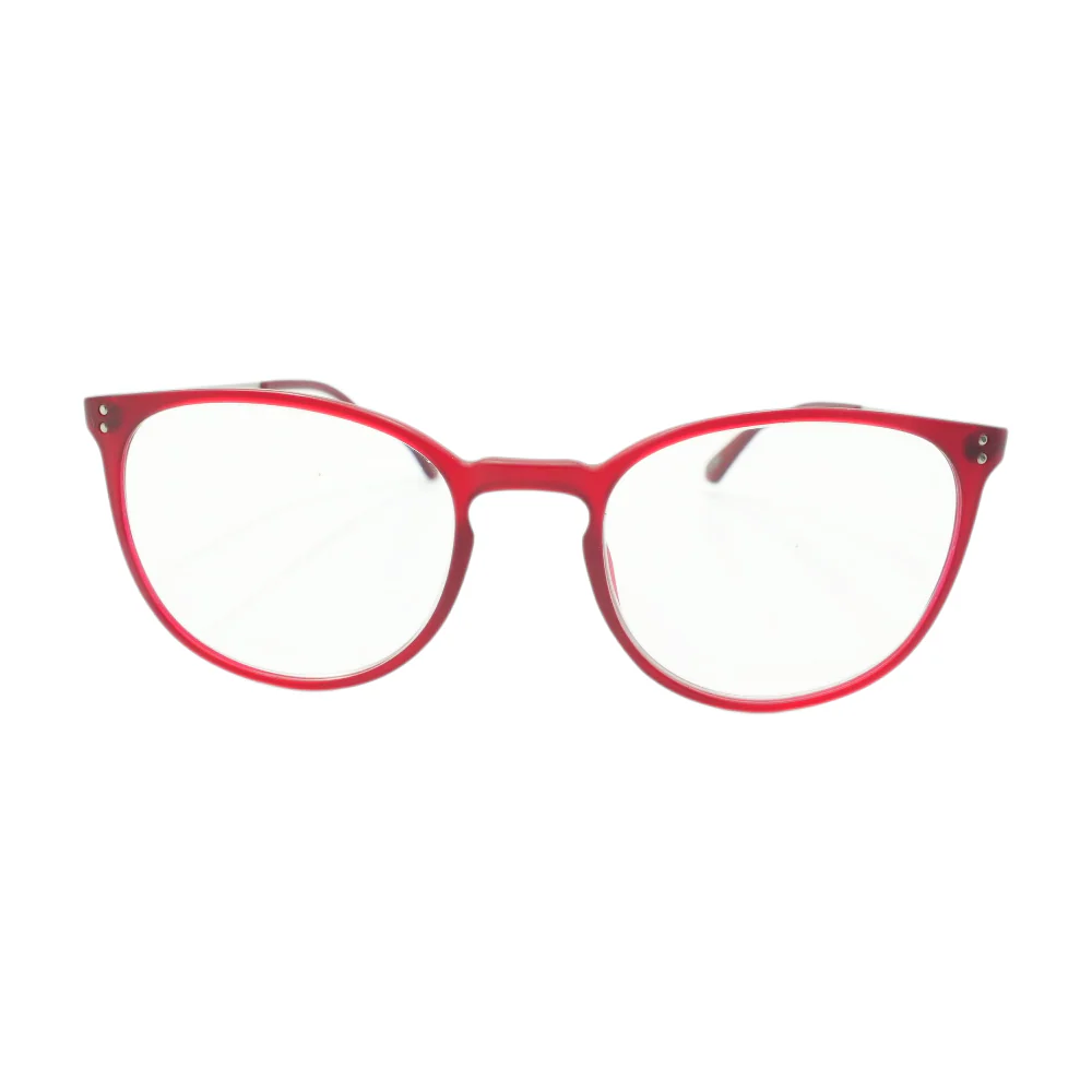 Red Round Prescription Eyewear - Image 2