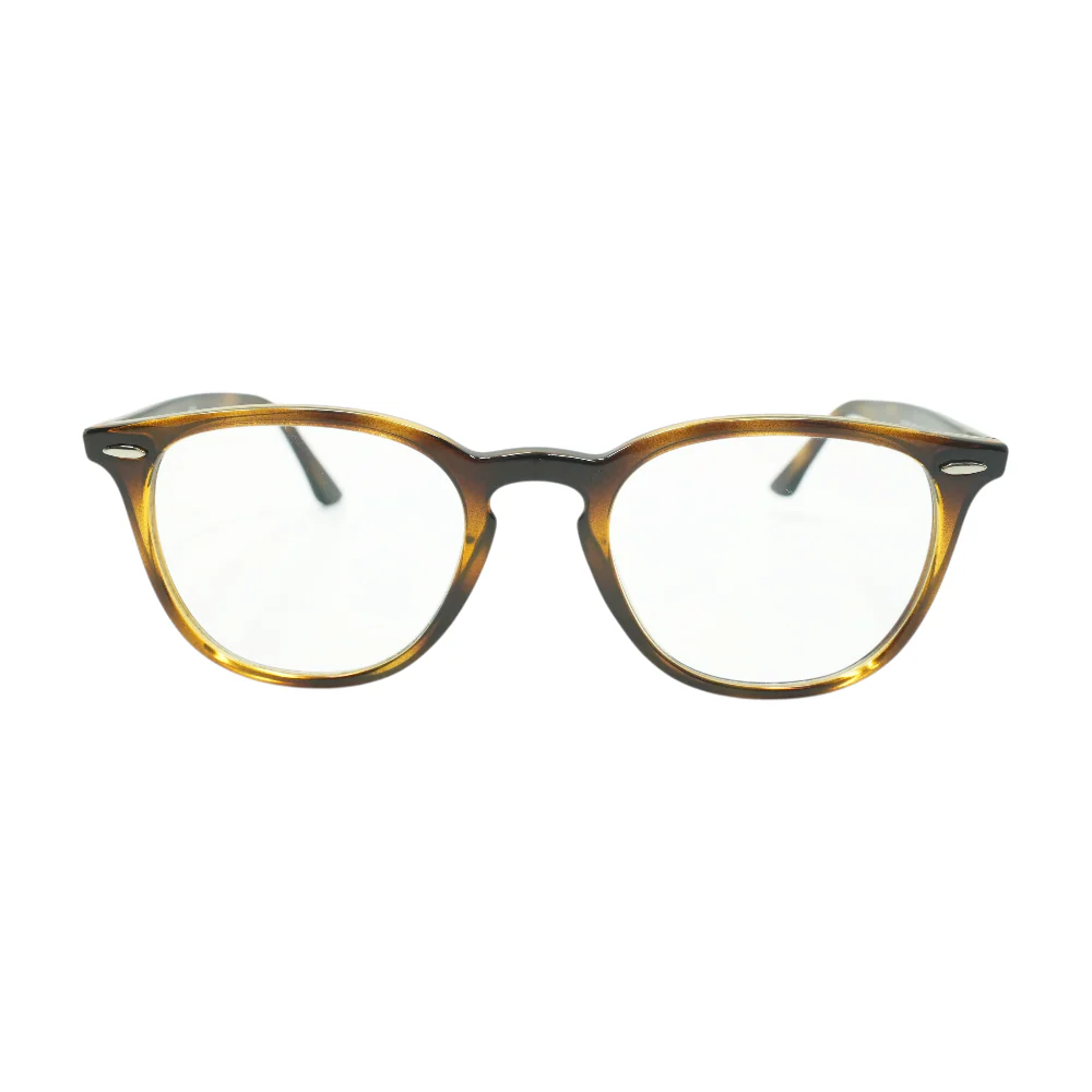 Brown Square Prescription Eyewear - Image 2