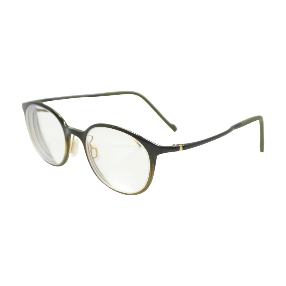 Brown Oval Prescription Eyewear